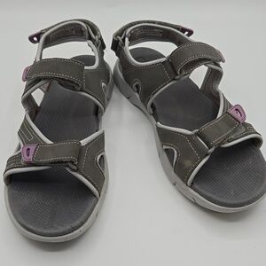 Khombu | Gray And Purple Hiking Sandals Size 10